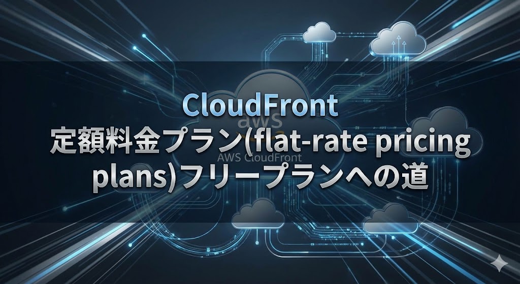 Cover Image for CloudFront 定額料金プラン(flat-rate pricing plans)フリープランへの道