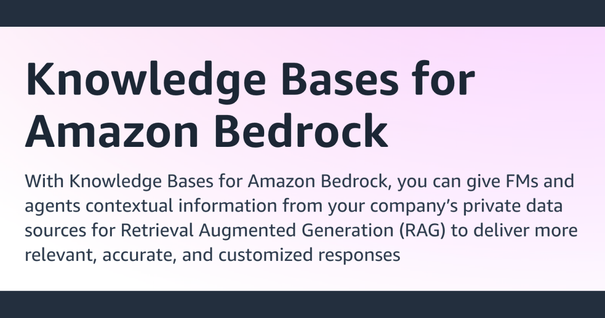 SEEDS Creators Blog｜Knowledge Bases for Amazon Bedrockを触ってみる